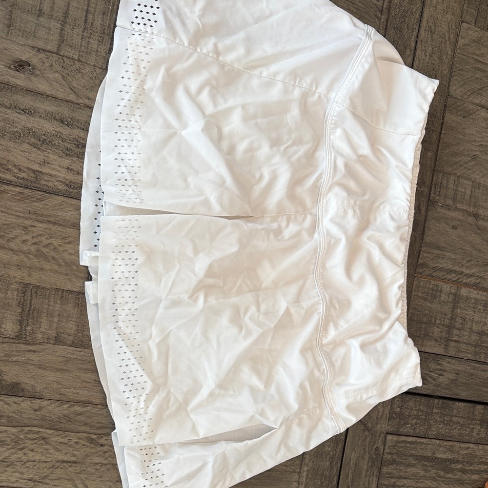 Lucky in Love Crisp White Skort